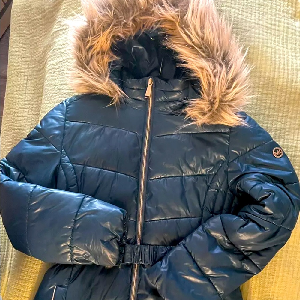 GIRLS- Micheal Kors Coat/Size-16/ COLOR IS TEAL